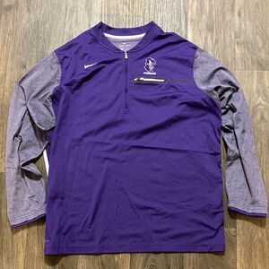 Nike Purple and Gray Performance Sweatshirt